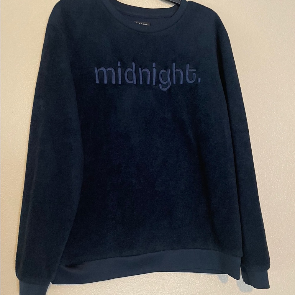ZARA MIDNIGHT LOGO SWEATSHIRT
